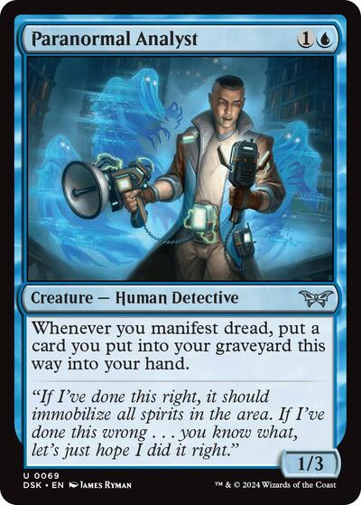 Paranormal Analyst (Duskmourn: House of Horror) Light Play