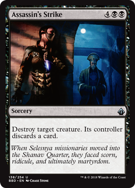 Assassin's Strike (Battlebond) Light Play