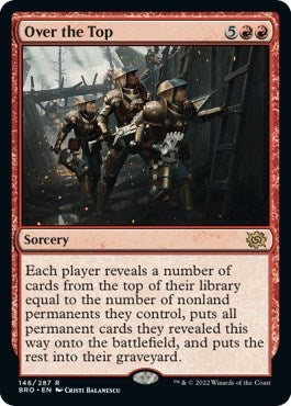 Over the Top (The Brothers' War) Medium Play Foil