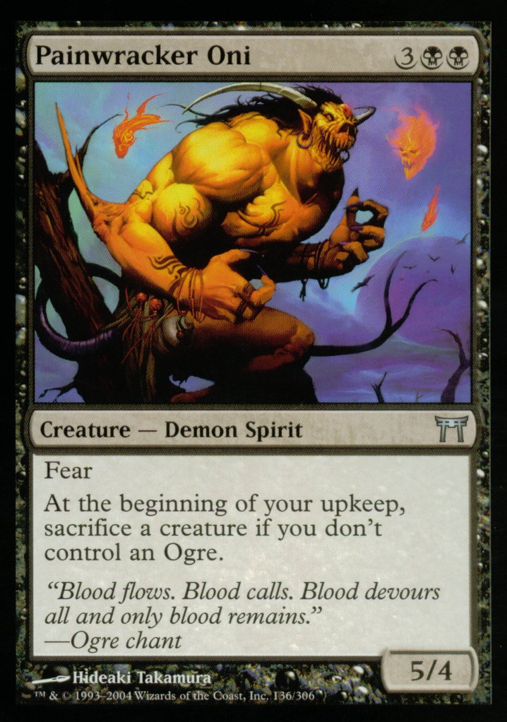 Painwracker Oni (Champions of Kamigawa) Light Play Foil