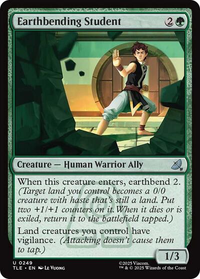 Earthbending Student (Avatar: The Last Airbender: Eternal-Legal) Light Play Foil