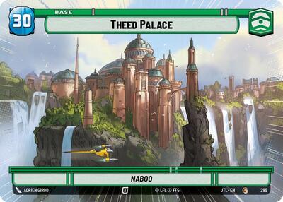 Theed Palace // TIE Fighter (Hyperspace) (Jump to Lightspeed) Near Mint