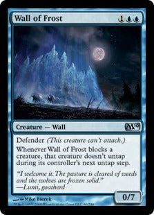 Wall of Frost (Magic 2010 Core Set) Near Mint Foil