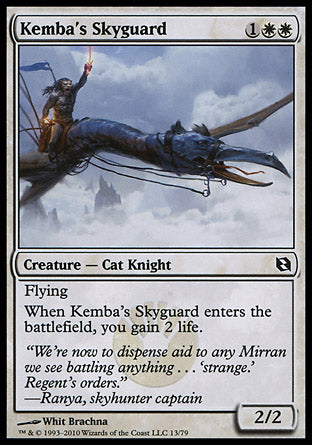 Kemba's Skyguard (Duel Decks: Elspeth vs Tezzeret) Medium Play