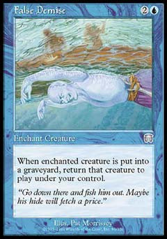 False Demise (Mercadian Masques) Medium Play Foil