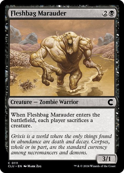 Fleshbag Marauder (Ravnica: Clue Edition) Near Mint