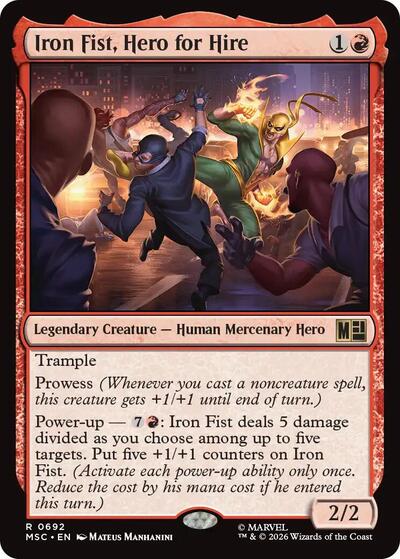 Iron Fist Hero for Hire|1|0|0.00