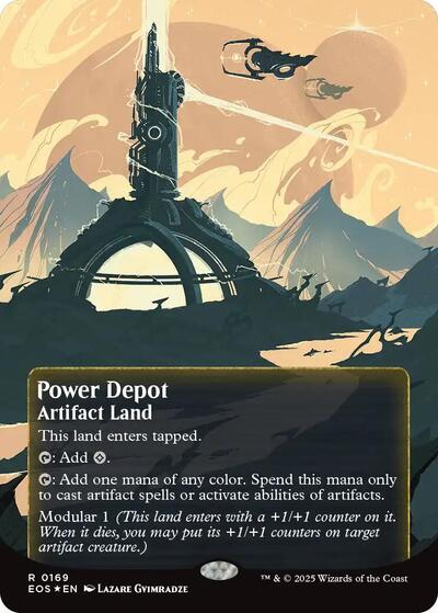Power Depot (0169) (Borderless) (Galaxy Foil) (Stellar Sights) Near Mint Foil