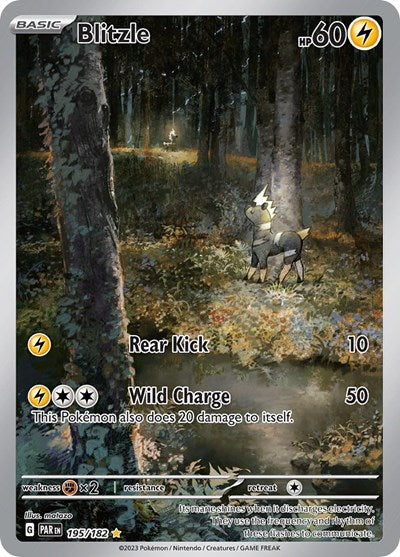 Blitzle - 195 (Scarlet and Violet: Paradox Rift) Near Mint Holofoil