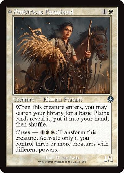 Ambitious Farmhand (Retro Frame) (Innistrad Remastered) Near Mint Foil
