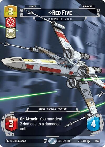 Red Five Running the Trench (Prestige) (Jump to Lightspeed) Near Mint