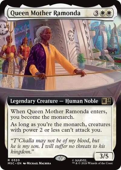 Queen Mother Ramonda (Extended Art) (Commander: Marvel Super Heroes) Near Mint