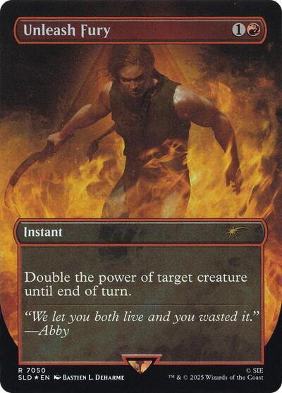 Unleash Fury (Rainbow Foil) (Secret Lair) Near Mint Foil