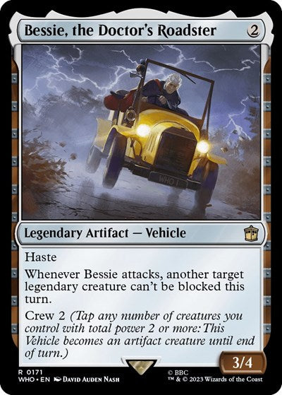 Bessie, the Doctor's Roadster (Universes Beyond: Doctor Who) Near Mint Foil
