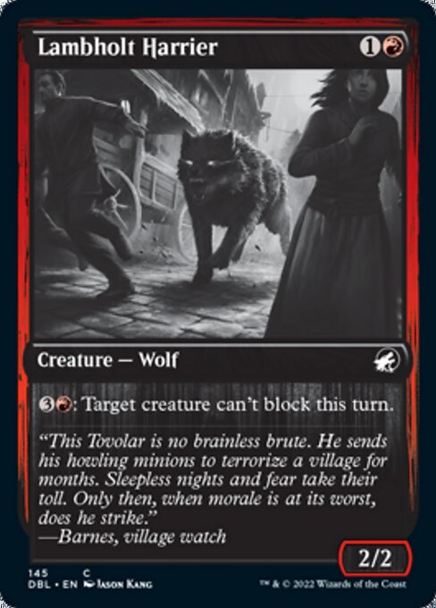 Lambholt Harrier (Innistrad: Double Feature) Light Play