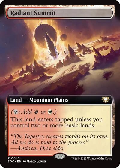 Radiant Summit Extended Art|3|0|0.00