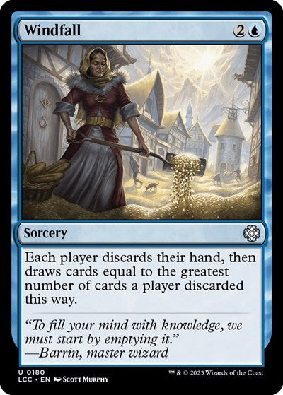 Windfall (Commander: The Lost Caverns of Ixalan) Light Play