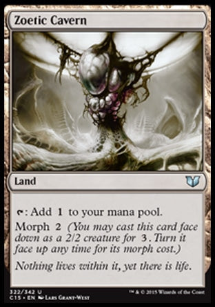 Zoetic Cavern (Commander 2015) Light Play