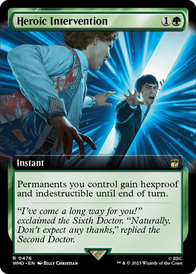 Heroic Intervention (Extended Art) (Universes Beyond: Doctor Who) Near Mint