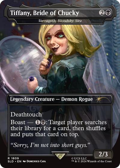 Tiffany, Bride of Chucky - Varragoth, Bloodsky Sire (Secret Lair) Light Play Foil