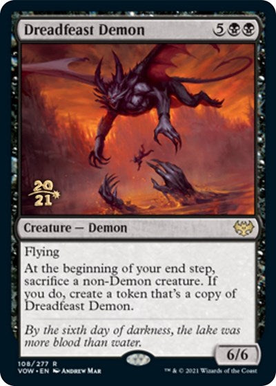 Dreadfeast Demon (Promos: Prerelease Cards) Light Play Foil