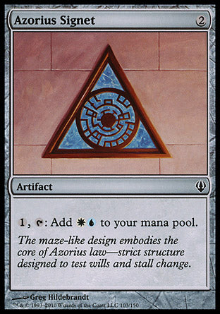Azorius Signet (Archenemy) Medium Play