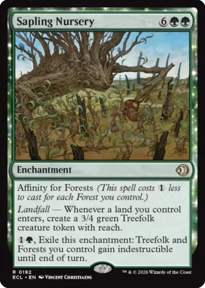 Sapling Nursery (Lorwyn Eclipsed) Near Mint Foil