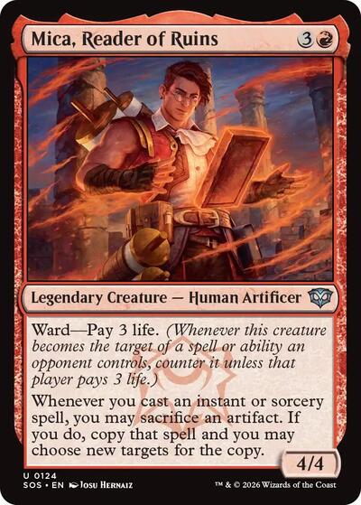 Mica, Reader of Ruins (Secrets of Strixhaven) Near Mint Foil