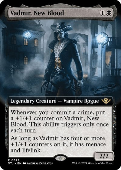 Vadmir, New Blood (Extended Art) (Outlaws of Thunder Junction) Near Mint