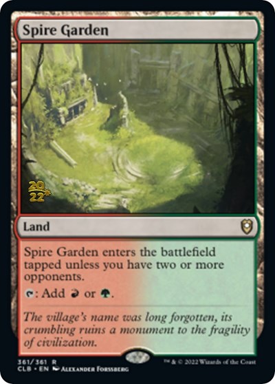 Spire Garden (Promos: Prerelease Cards) Near Mint Foil