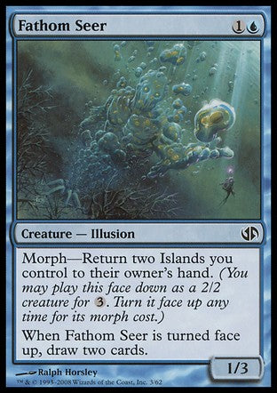 Fathom Seer (Duel Decks: Jace vs Chandra) Medium Play