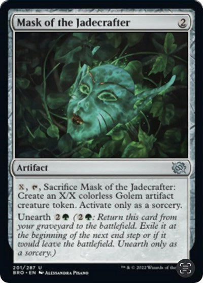 Mask of the Jadecrafter (The Brothers' War) Medium Play Foil