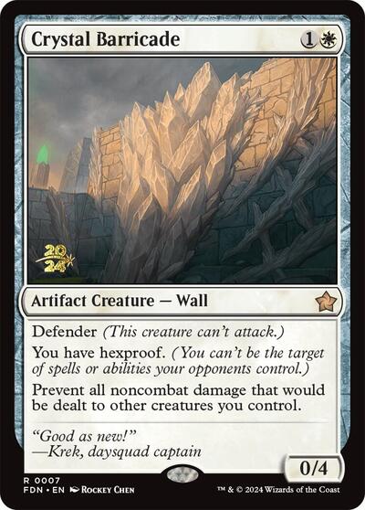 Crystal Barricade (Promos: Prerelease Cards) Near Mint Foil