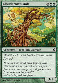 Cloudcrown Oak (Lorwyn) Light Play