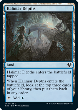 Halimar Depths (Commander 2020 Ikoria) Light Play
