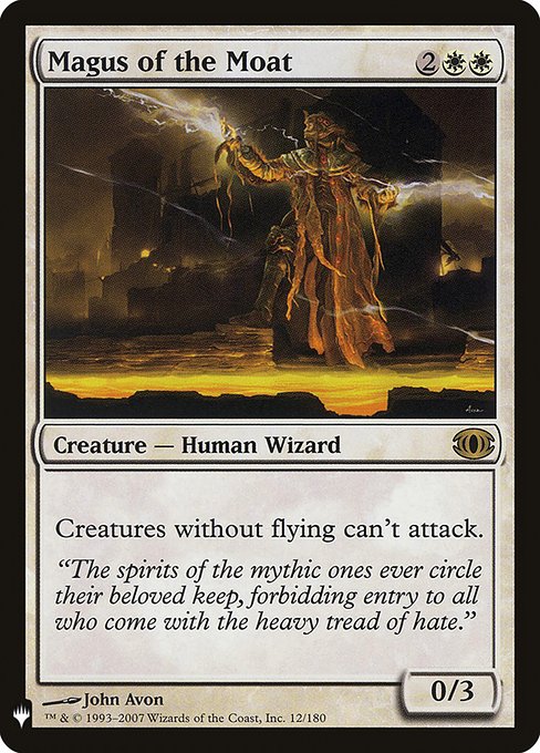 Magus of the Moat (Mystery Booster) Medium Play