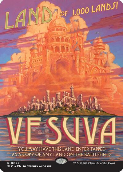 Vesuva (Halo Foil) (Secret Lair Countdown Kit) Near Mint Foil