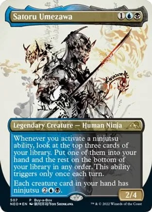 Satoru Umezawa (Promos: Buy-A-Box) Light Play Foil