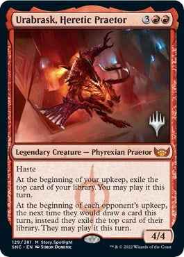 Urabrask, Heretic Praetor (Promo Pack: Streets of New Capenna) Near Mint Foil