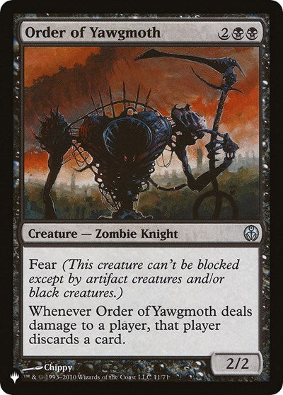 Order of Yawgmoth (The List) Light Play