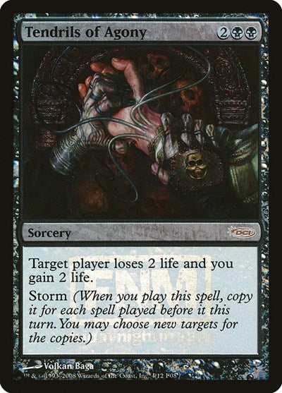 Tendrils of Agony (Promos: FNM) Heavy Play Foil