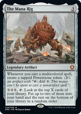 The Mana Rig (Commander: Dominaria United) Light Play Foil