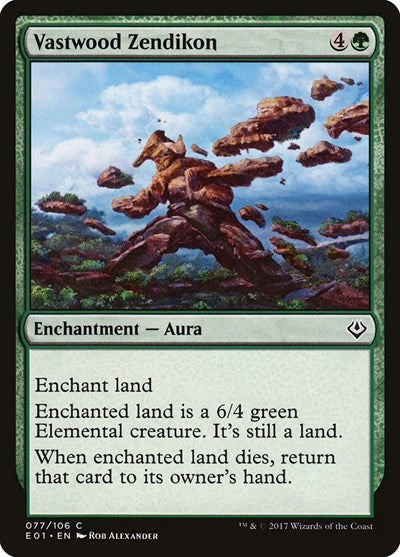 Vastwood Zendikon (Archenemy: Nicol Bolas) Light Play