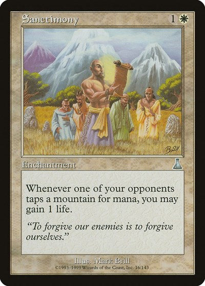 Sanctimony (Urza's Destiny) Medium Play