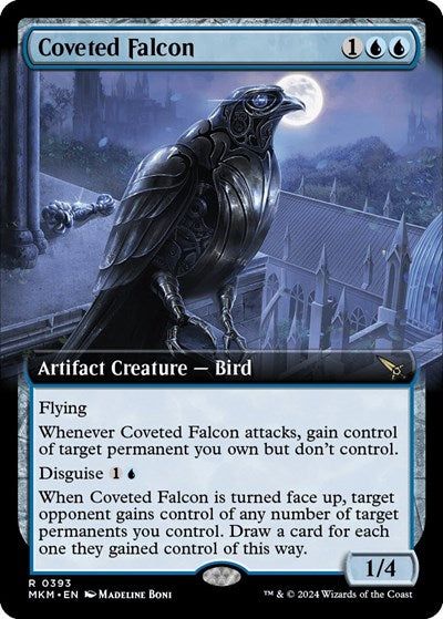 Coveted Falcon (Extended Art) (Murders at Karlov Manor) Medium Play