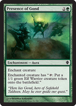 Presence of Gond (Commander 2013 Edition) Medium Play