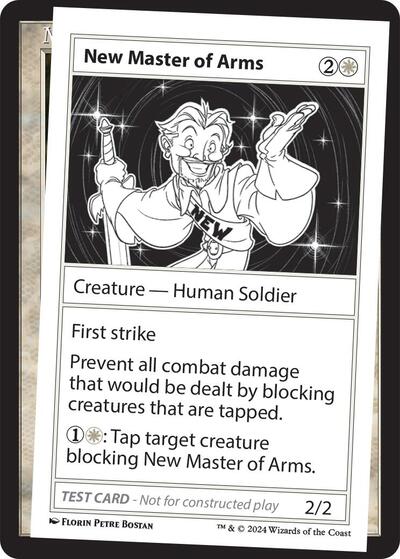 New Master of Arms (Mystery Booster 2 Playtest Cards) Near Mint