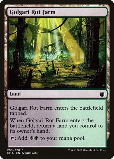 Golgari Rot Farm (Commander Anthology) Medium Play