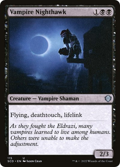 Vampire Nighthawk (Commander 2022 Starter Decks) Light Play