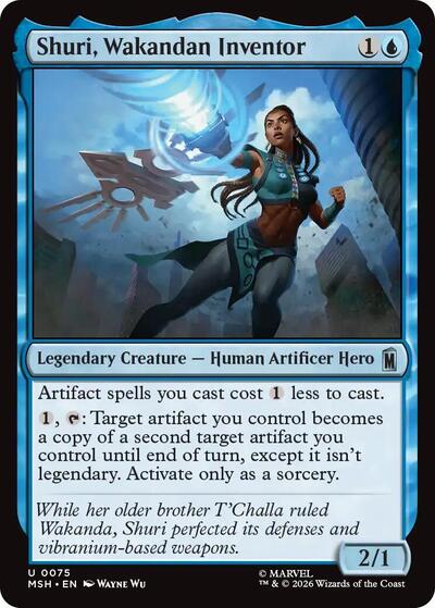 Shuri, Wakandan Inventor (Marvel Super Heroes) Near Mint Foil
